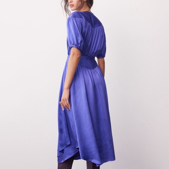 HTF Anthropologie Maeve Katrina Wrap Midi Dress - Picture 2 of 7